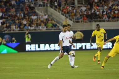 Paris Saint-Germain, Tottenham Hotspur 'a karşı 22 Temmuz 2017' de Orlando Florida 'daki Citrus Bowl' da.   