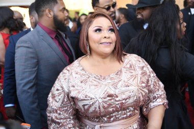 24 Mart 2018 Cumartesi günü Las Vegas 'taki Orleans Resort' ta düzenlenen 33. Yıldız Ödülleri Kırmızı Halı sırasında ünlüler.