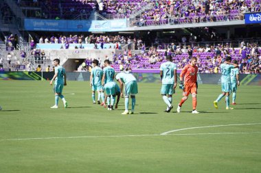 Orlando City SC 20 Nisan 2019 'da Orlando City Stadyumu' nda Vancouver Whitecaps 'a ev sahipliği yapıyor..  