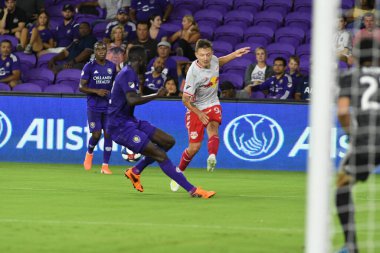 Orlando City 21 Temmuz 2019 tarihinde Florida, Orlando 'da Exploria Stadyumu' nda New York Red Bulls 'a ev sahipliği yaptı..