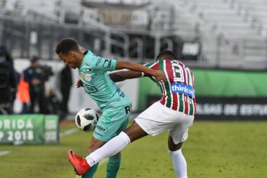 Fluminense, Florida Kupası 'nda 15 Ocak 2018' de Orlando Florida 'da oynanan Spektrum Stadyumu' nda Barcelona SC 'ye karşı..