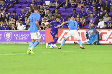 Orlando City 26 Temmuz 2018 'de Florida Exploria Stadyumu' nda NYC FC 'ye ev sahipliği yaptı. Fotoğraf: Marty Jean-Louis