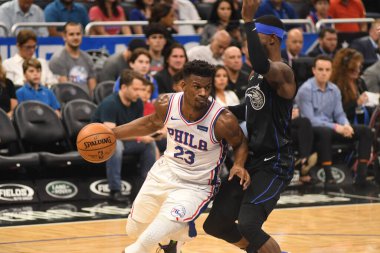 Orlando Magic, Philadelphia 76ers 'ı 25 Mart 2019' da Orlando Florida 'daki Amway Arena' da ağırlıyor.. 