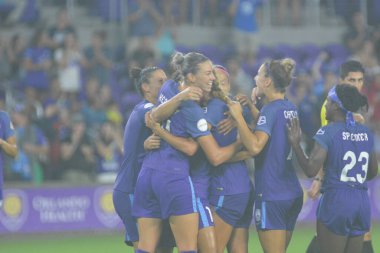 Orlando Pride 12 Ağustos 2017 'de Orlando City Stadyumu' nda New Jersey Sky Blue FC 'ye ev sahipliği yapmaktadır..  