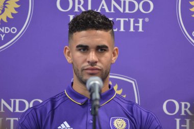 Orlando City SC, Dom Dwyer 'ı tanıtmak için bir basın toplantısı düzenledi..  