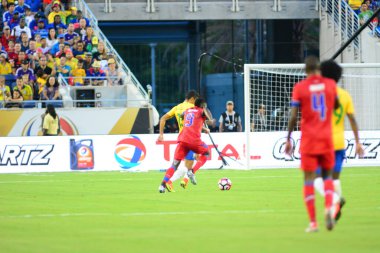 Brezilya, 8 Haziran 2016 tarihinde Orlando Florida 'daki Copa America Centenario' da Haiti ile karşılaştı..