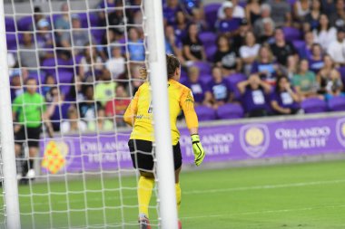 Orland Pride, 25 Ağustos 2018 'de Orlando Florida' daki Exploria Stadyumu 'nda Chicago Red Stars' a ev sahipliği yapıyor..  