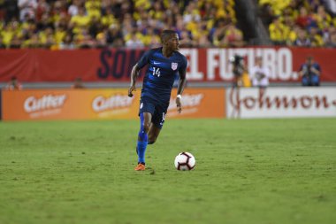 ABD Kolombiya 'ya karşı Raymond James Stadyumu' nda 11 Ekim 2018 'de.  