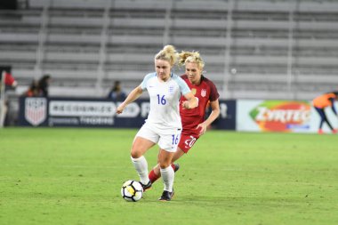 ABD, 7 Mart 2018 tarihinde Orlando City Stadyumu 'ndaki SheBelives Kupası' nda İngiltere ile karşı karşıya geldi.. 