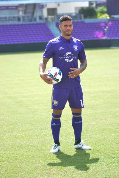 Orlando City SC, Dom Dwyer 'ı tanıtmak için bir basın toplantısı düzenledi..  