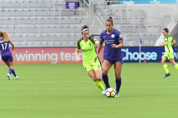 Orlando Pride Accueille Seattle Reign Stade Exploria Orlando Floride Juillet — Photo