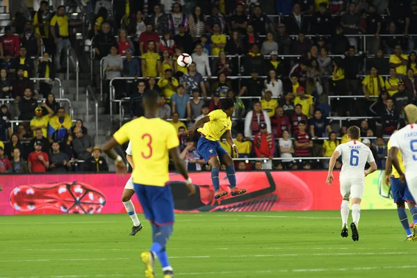 Die Männer Nationalmannschaft Empfängt März 2019 Die Ecuadorianische Nationalmannschaft Orlando — Stockfoto