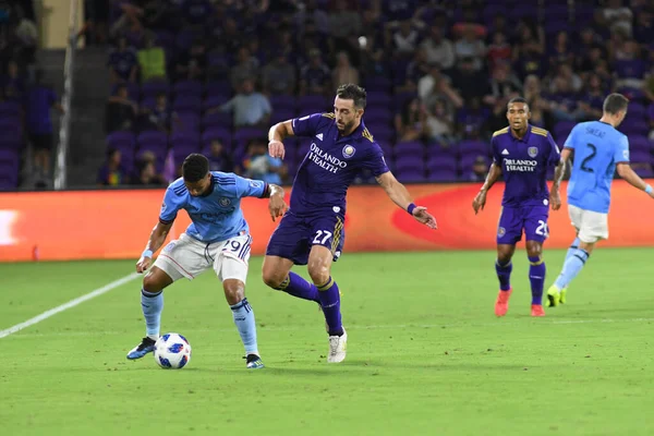 Orlando City 26 Temmuz 2018 'de Florida Exploria Stadyumu' nda NYC FC 'ye ev sahipliği yaptı. Fotoğraf: Marty Jean-Louis