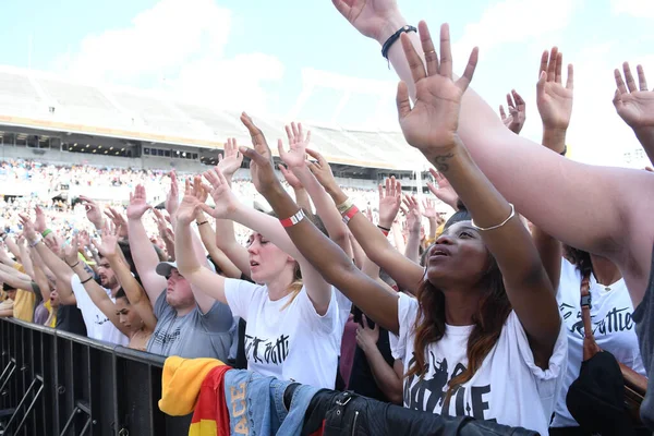 Send Christian Revival Camping World Stadium Orlando Florida Den Februari — Stockfoto