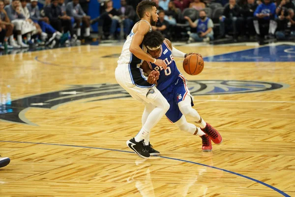 Gli Orlando Magic Ospitano Philadelphia 76Ers All Amway Center Mercoledì — Foto Stock