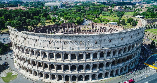 Вид Воздуха Знаменитый Колизей Риме — стоковое фото