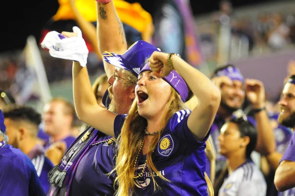 Orlando City Hostitel Galaxy Stadionu Camping World Orlando Florida Dne — Stock fotografie