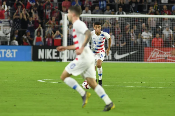 Die Männer Nationalmannschaft Empfängt März 2019 Die Ecuadorianische Nationalmannschaft Orlando — Stockfoto