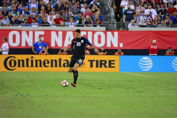 Amerikai Futball Csapat Házigazda Trinidad Tobago Everbank Field Jacksonville Florida — Stock Fotó