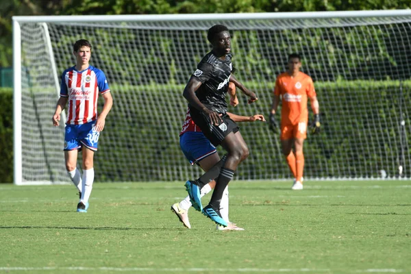 30 Temmuz 2019 'da Orlando Florida' daki Disney 'in Vahşi Spor Dünyası' nda düzenlenen MLS Allstar Haftası sırasında MLS Homegrown oyunu.