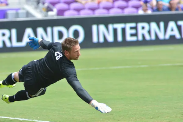 Orlando City Gastheer Van Galaxy Citrus Bowl Orlando Florida April — Stockfoto