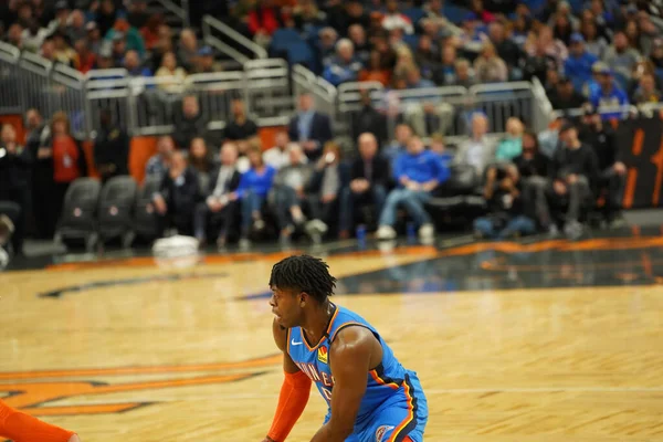 Orlando Magic Värd För Oklahoma Thunder Amway Center Orlando Florida — Stockfoto