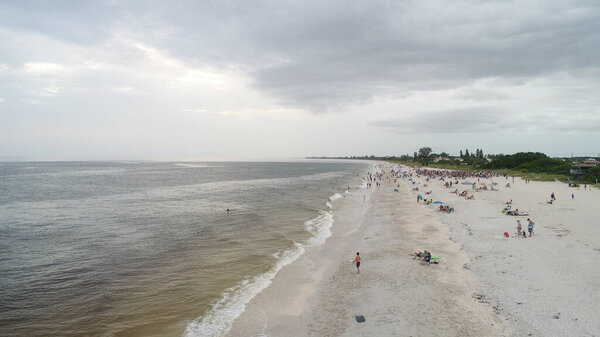 Вид с воздуха на красивый город Клируотер во Флориде 5 августа 2017 года.  
