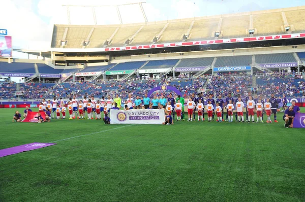 Orlando City Anfitrión Toronto Camping World Stadium Orlando Florida Agosto — Foto de Stock