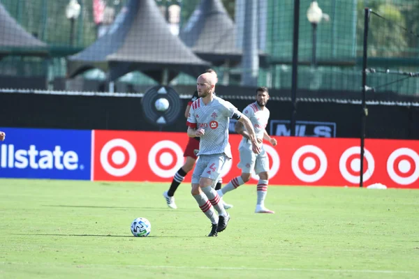 Toronto FC, 13 Temmuz 2020 tarihinde Orlando Florida 'da düzenlenen ESPN Wild World of Sports' ta düzenlenen MLS Back Tournament sırasında D.C. United ile karşı karşıya geldi.