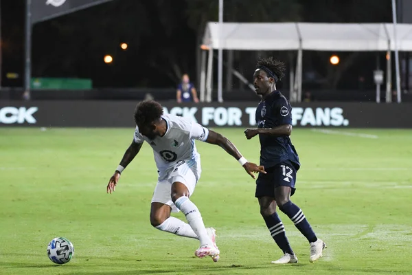 Sporting Kansas City Face Minnesota United Podczas Mls Powraca Turniej — Zdjęcie stockowe