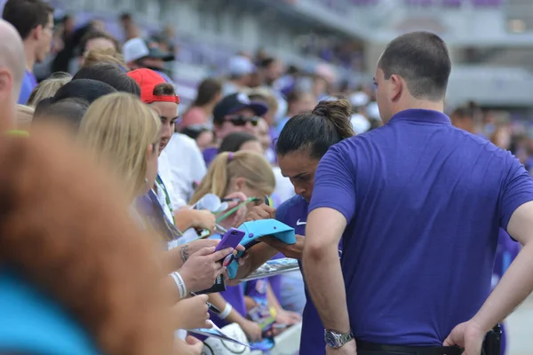 Orlando Pride Hospeda Seattle Reign Exploria Stadium Orlando Florida Julho — Fotografia de Stock