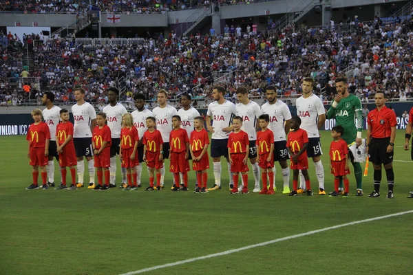 Paris Saint Germain Tottenham Hotspur Vid Citrus Bowl Orlando Florida — Stockfoto