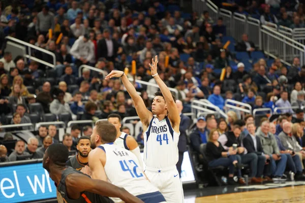 Orlando Magic Gastheer Van Dallas Mavericks Het Amway Center Orlando — Stockfoto