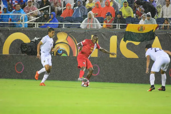 Bolívia Enfrenta Panamá Durante Centenário Americano Copa Orlando Florida Camping — Fotografia de Stock