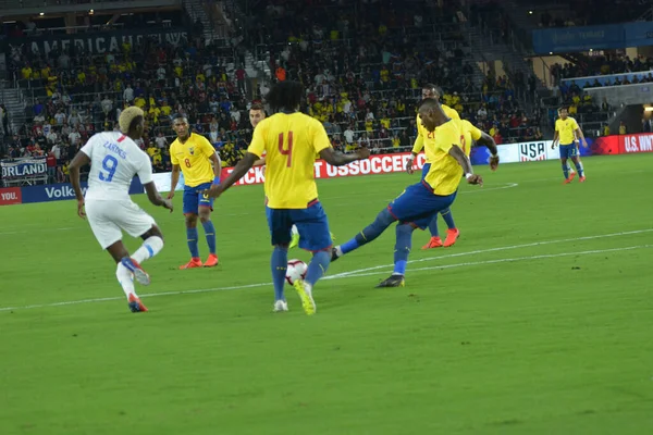 Men National Team Host Ecuador National Team Orlando City Stadium — Stock Photo, Image