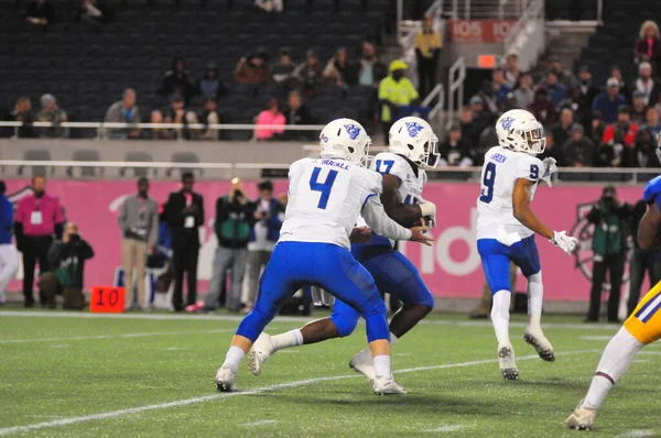 Georgia State Čelí San Jose State Během Cure Bowl Stadionu — Stock fotografie