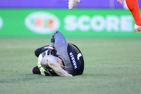 Orlando Pride Házigazda Houston Dash Camping World Stadium Orlando Florida — Stock Fotó