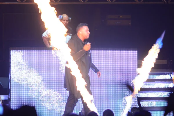 Daddy Yankee Don Omar Concerto Amway Center Orlando Florida Agosto — Fotografia de Stock