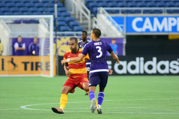 Orlando City Gastheer Van Het Fort Lauderdale Strikers Camping World — Stockfoto