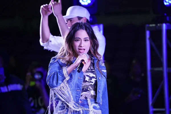 Singer Ally Brooke Post Match Concert Rendező Pepsi Exploria Stadionban — Stock Fotó