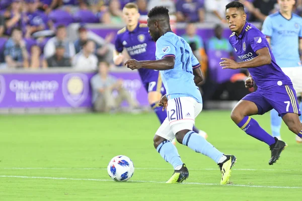 Orlando City 26 Temmuz 2018 'de Florida Exploria Stadyumu' nda NYC FC 'ye ev sahipliği yaptı. Fotoğraf: Marty Jean-Louis