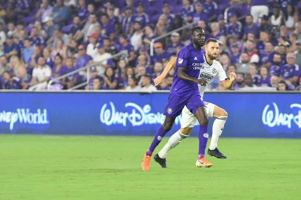 Orlando City Φιλοξενεί Την Philadelphia Union Στο Exploria Stadium Στο — Φωτογραφία Αρχείου