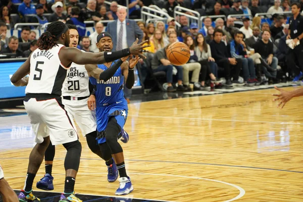 Orlando Magic Gastheer Van Lakers Het Amway Center Orlando Florida — Stockfoto