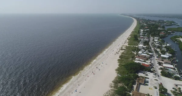 Luchtfoto Van Het Prachtige Clearwater Beach Florida Augustus 2017 — Stockfoto