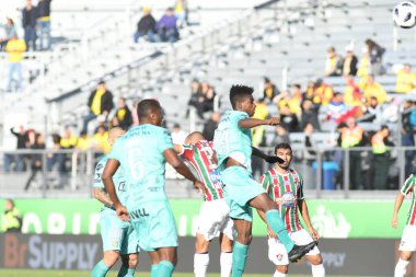 Fluminense, Florida Kupası 'nda 15 Ocak 2018' de Orlando Florida 'da oynanan Spektrum Stadyumu' nda Barcelona SC 'ye karşı..  