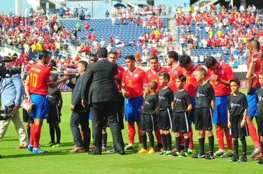 Kosta Rika, Copa America Centenario sırasında Paraguay ile Orlando Florida 'daki Dünya Kampı Stadyumu' nda karşılaştı.. 
