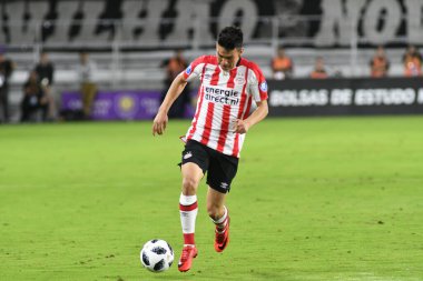 Korintliler, 10 Ocak 2018 'de Orlando City Stadyumu' nda düzenlenen Florida Kupası 'nda PSV Eindhoven' a karşı..  