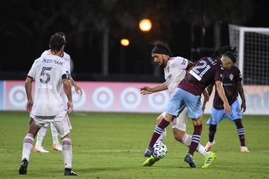 Real Salt Lake, 12 Temmuz 2020 'de Orlando Florida' da düzenlenen MLS Sırt Turnuvası sırasında Colorado Rapids ile karşı karşıya.