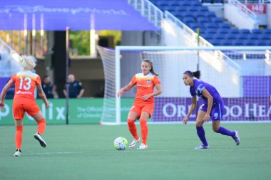 Orlando Pride sunucusu Houston Dash 23 Haziran 2016 'da Orlando Florida' daki Dünya Kampı Stadyumu 'nda..