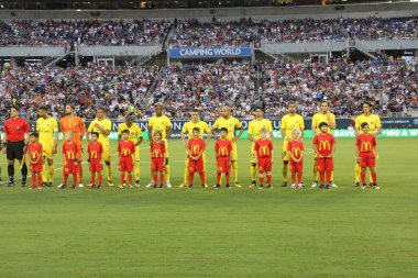 Paris Saint-Germain, Tottenham Hotspur 'a karşı 22 Temmuz 2017' de Orlando Florida 'daki Citrus Bowl' da.   